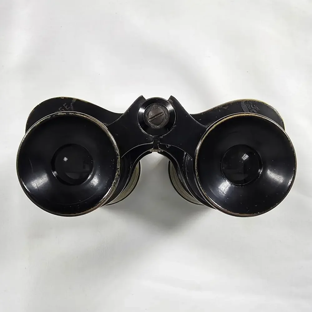 VINTAGE COMTESSE PARIS BINOCULARS BRASS & METAL WWI ERA FIELD GLASSES